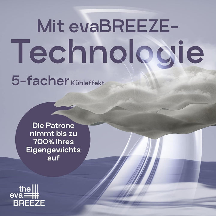 Evapolar evaLIGHT Plus Luftkühler & Luftbefeuchter - Tragbarer Kühl-Ventilator mit Vollspektrum-LED-