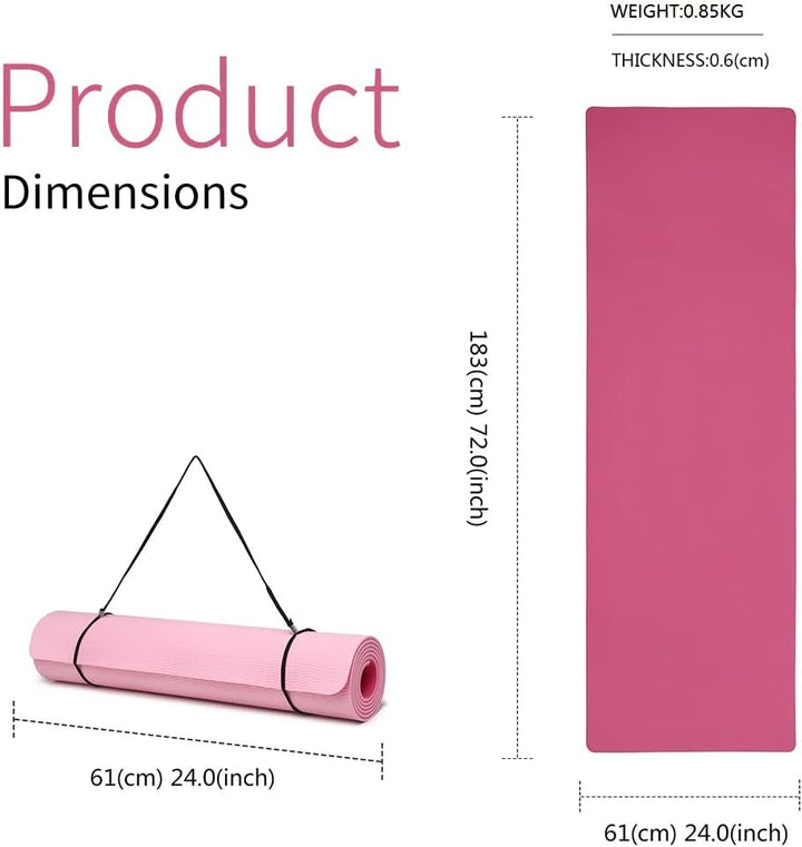 Good Nite Gymnastikmatte Yogamatte Fitnessmatte Rutschfest Trainingsmatte Sport Turn Matten Pilates