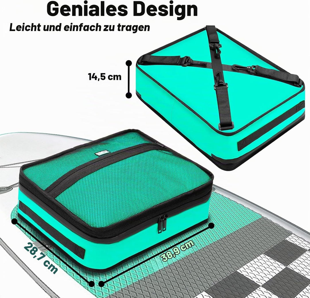 Paddle Board Kühltasche, wasserdichte Surf Sup Deck Kühltasche, isoliert, auslaufsicher, 10 Dosen, S