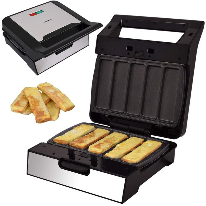 Syntrox Germany French Toast Maker MM-1400W mit herausnehmbaren Backplatten