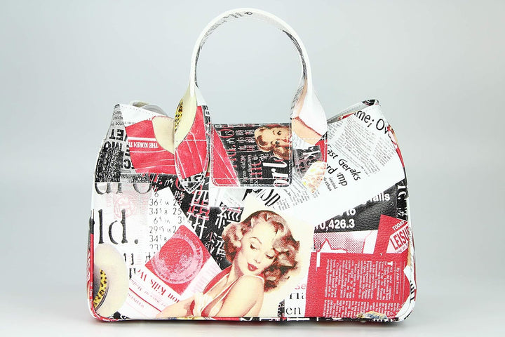 Belli Echt Leder Handtasche italienische Damen Ledertasche Umhängetasche Henkeltasche in Glattleder,