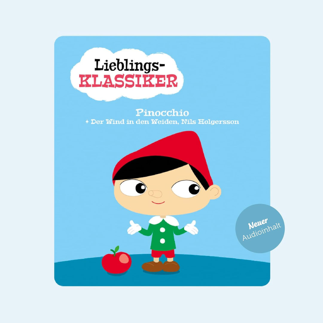 tonies Hörfiguren für Toniebox, Lieblings-Klassiker – Pinocchio und 2 weitere, Hörbuch für Kinder ab