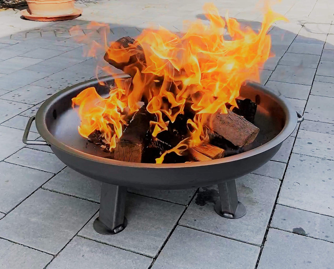Czaja Stanzteile Feuerschale Kiel Ø 60 cm - mit verstärktem Rand - Feuerschalen für den Garten, Terr