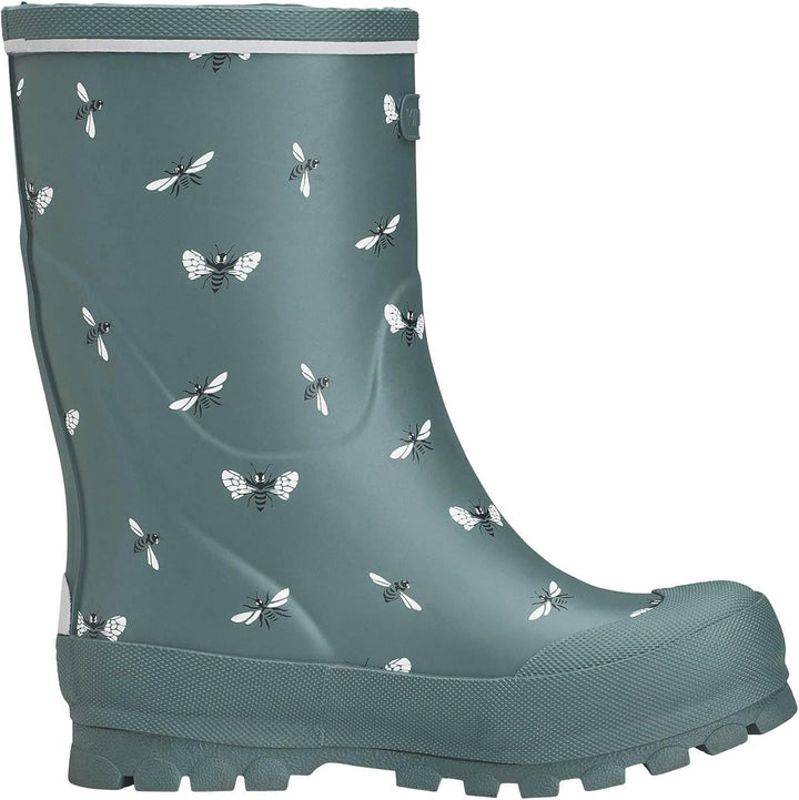Viking Unisex Kinder JollyGummistiefel 28 EU Bluegreen White, 28 EU Bluegreen White