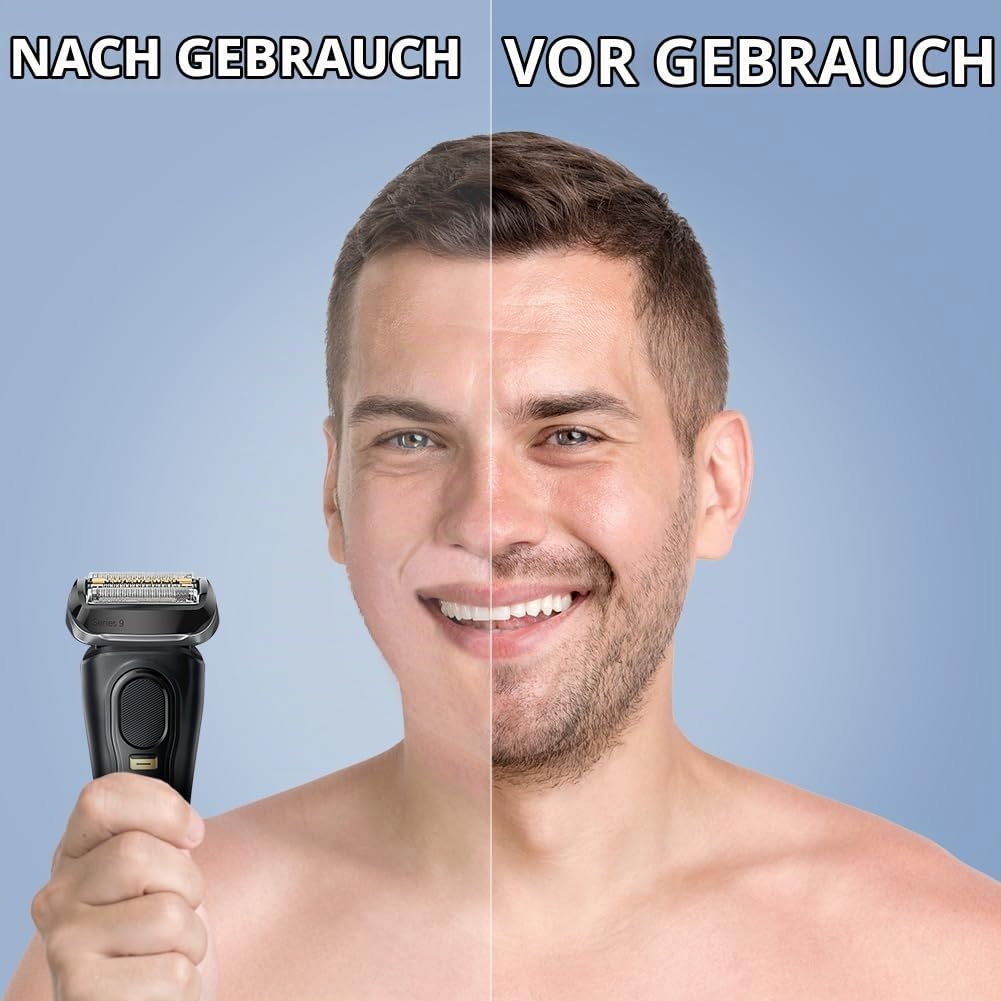 Braun Series 9 Scherkopf, 92B Scherköpfe Serie 9 Rasierkopfs S9 Ersatzteil Scherkopf Kompatibel, Ele