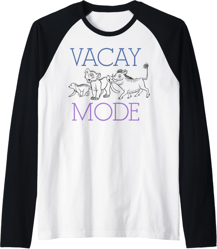 Disney The Lion King Live Action Sketch Vacay Mode Raglan