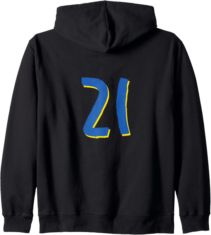 Flagge Ukraine Kapuzenjacke