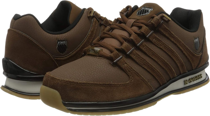 K-Swiss Rinzler SP 02283-088-M Herren Sneaker 42 EU Bison Chocolate Blk, 42 EU Bison Chocolate Blk