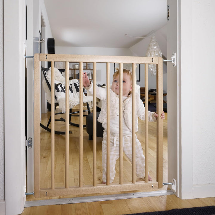 DOLLE Treppenschutzgitter Kinderschutzgitter Massivholz lackiert 78-85 cm