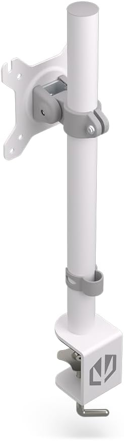 ENDORFY Atlas Single Onyx White, stabile Monitorhalterung, bis zu 27 Zoll, grosser Höhenverstellwink
