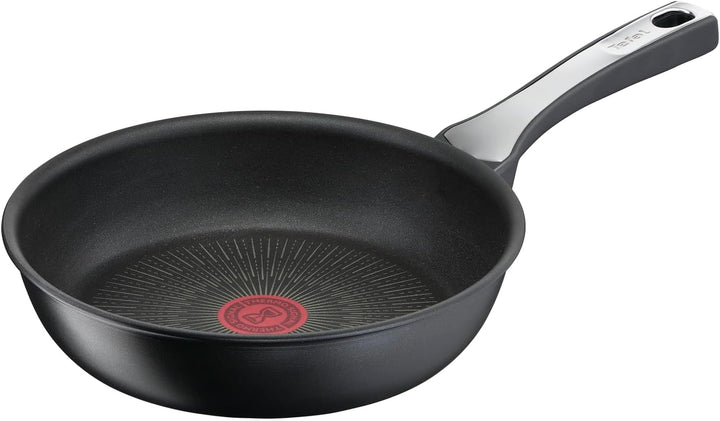 Tefal G25904 Unlimited On Bratpfanne | 24 cm | mit kratzfester Titanium Antihaft-Beschichtung | Ther