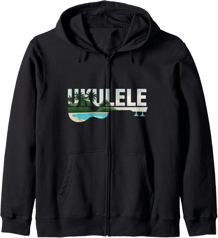 Ukulele Akustik Musikinstrument Gitarrist Musiker Musik Uke Kapuzenjacke
