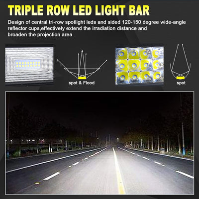 Willpower 22 Zoll 56CM 270W Led Arbeitsscheinwerfer Bar Led Scheinwerfer 12V 24V Wasserdicht Flutlic