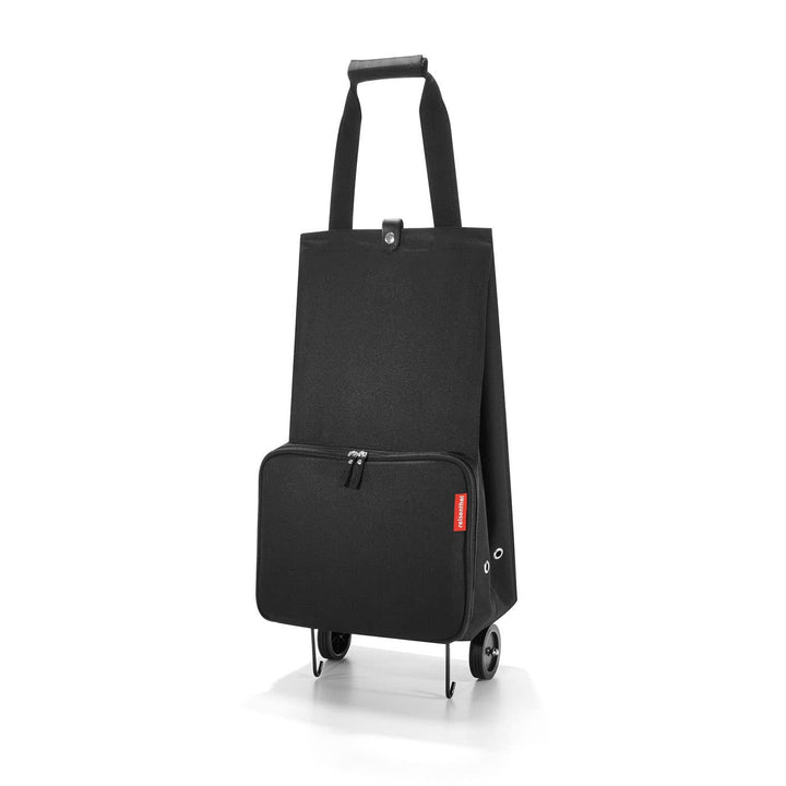 reisenthel foldabletrolley HK7003 black – Faltbarer Trolley mit 30l Volumen zum Einkaufen – Einklapp