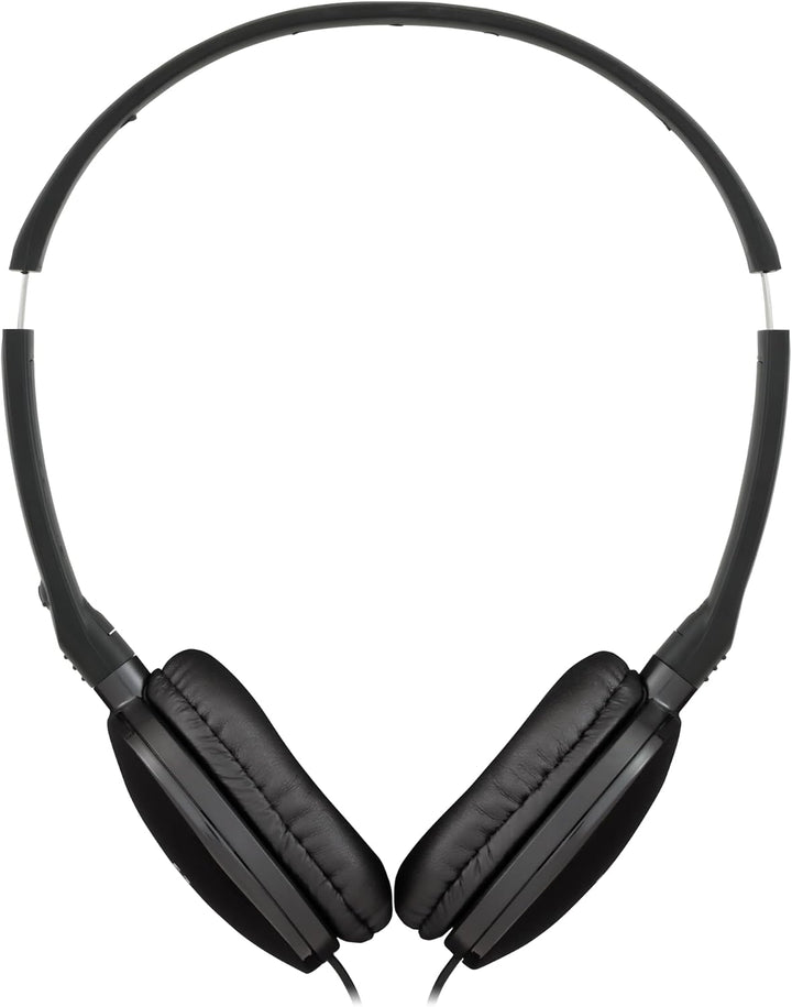 JVC HA-S160M-B - Flats Faltbarer und kompakter Kopfhörer in Glossy Trendfarbe, mit Schalter für Mikr