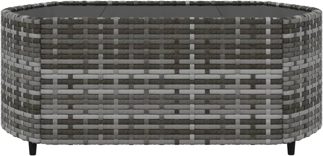 Festnight 3-TLG. Set balkonmöbel Kleiner, Balkon Lounge Klein, Rattan Gartenmöbel Set, Garten Lounge