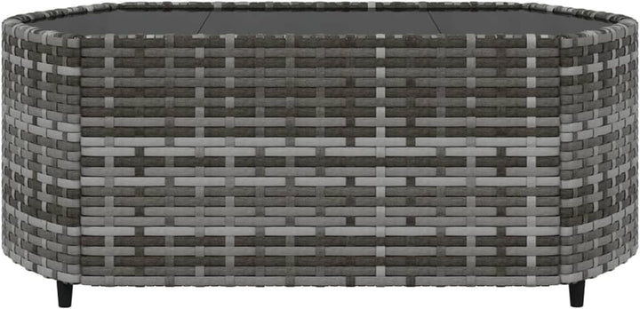 Festnight 3-TLG. Set balkonmöbel Kleiner, Balkon Lounge Klein, Rattan Gartenmöbel Set, Garten Lounge