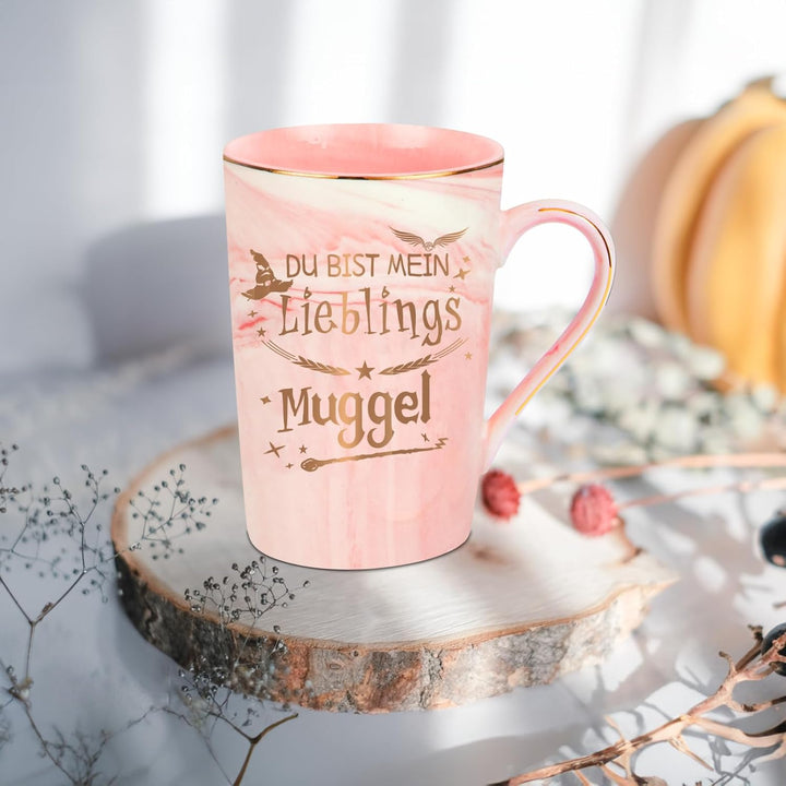 Lustige Harry Geschenke Tasse mit Spruch Du bist mein Lieblings Muggel, Geschenk für Freunde Freundi