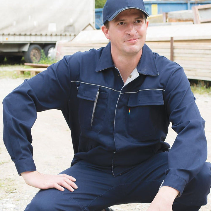 Arbeitsjacke, 1 Stück, 60, Deep Navy/Grau, CC710.MG 56 Deep Navy / Grau, 56 Deep Navy / Grau