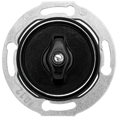 THPG Kombi-UP-Dreh-Kreuz-Schaltereinsatz, 10A/250V, Bakelit schw
