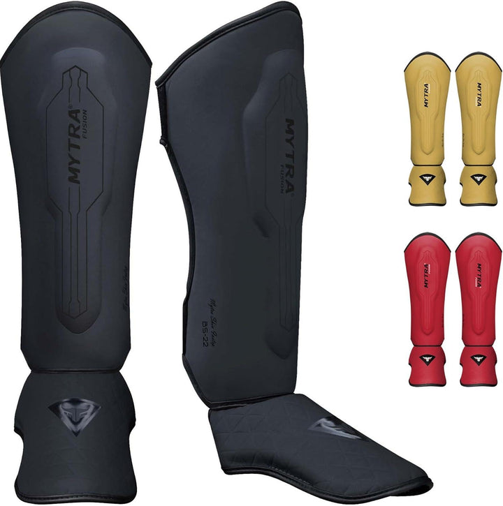 Mytra Fusion schienbeinschoner Kickboxen MMA, Muay Thai Shin Instep Protection schienbeinschoner Für