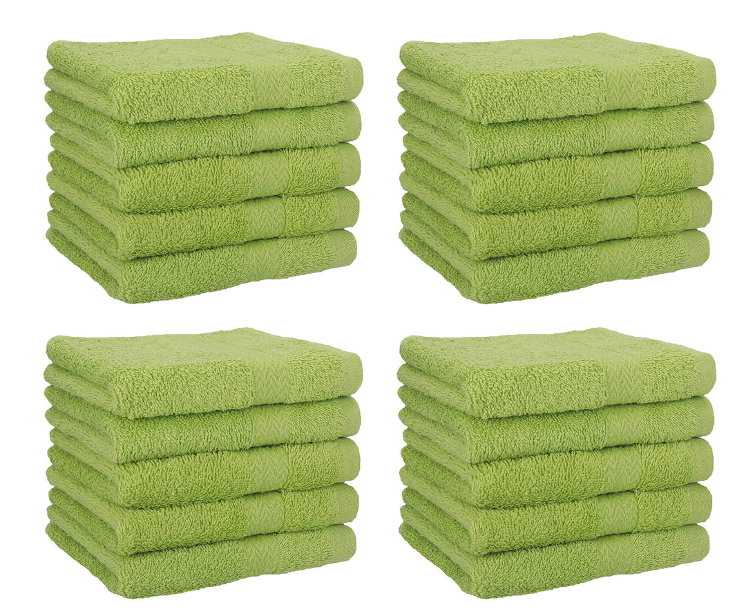 Betz 20 Stück Premium Seifetücher- Seiftuch - Handtücher-Set - Händehandtücher - 30 x 30cm Farbe avo