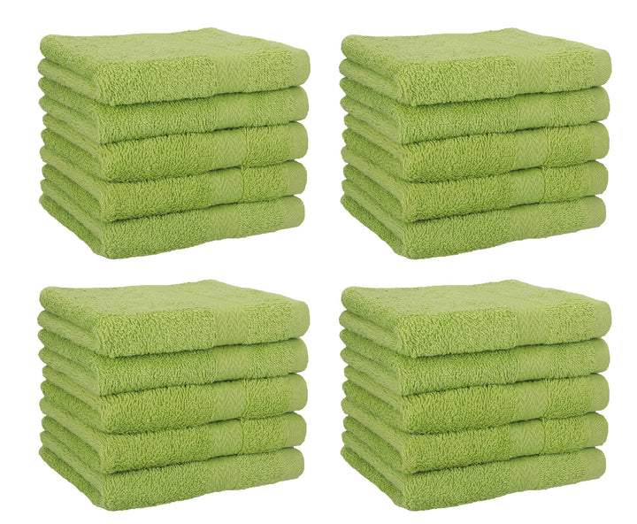 Betz 20 Stück Premium Seifetücher- Seiftuch - Handtücher-Set - Händehandtücher - 30 x 30cm Farbe avo