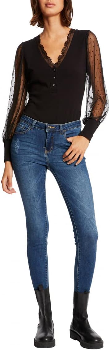 Morgan Damen t Shirt XS Schwarz, XS Schwarz