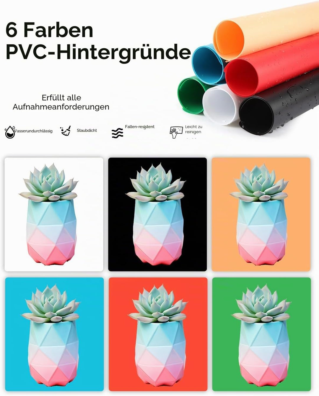 PULUZ 30cm fotostudio Light Box Faltbarer Mini produktfotografie fotobox mit weichem lichttuch &amp; 6 P