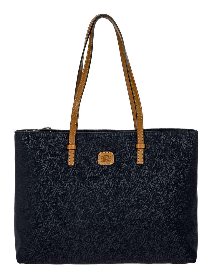 Bric's Life Schultertasche 35 cm Blau, Blau