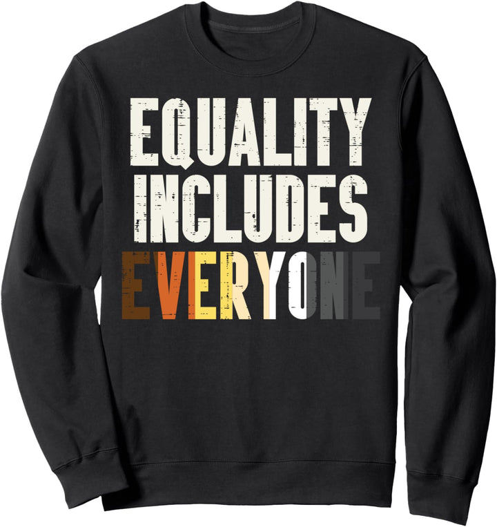Equality Includes Everyone LGBTQ Gay Bear Flag Gay Pride Men Sweatshirt