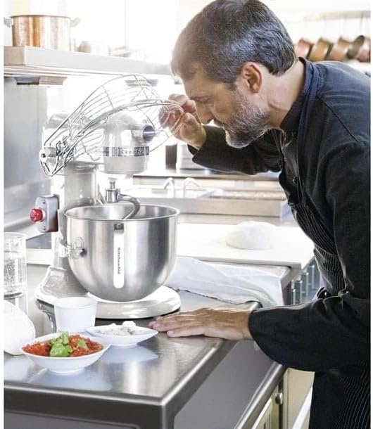 KitchenAid Professional 325 W Küchenmaschine 5KSM7990XBWH, Weiss, Fassungsvermögen: 6,9 Liter, 10 Ge