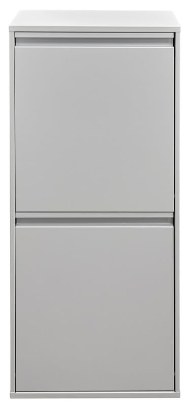 ARREGUI Basic CR402-B Mülltrennsystem aus Stahl | 3 Fächer Mülleimer für die Küche | 3 Fach Abfallei