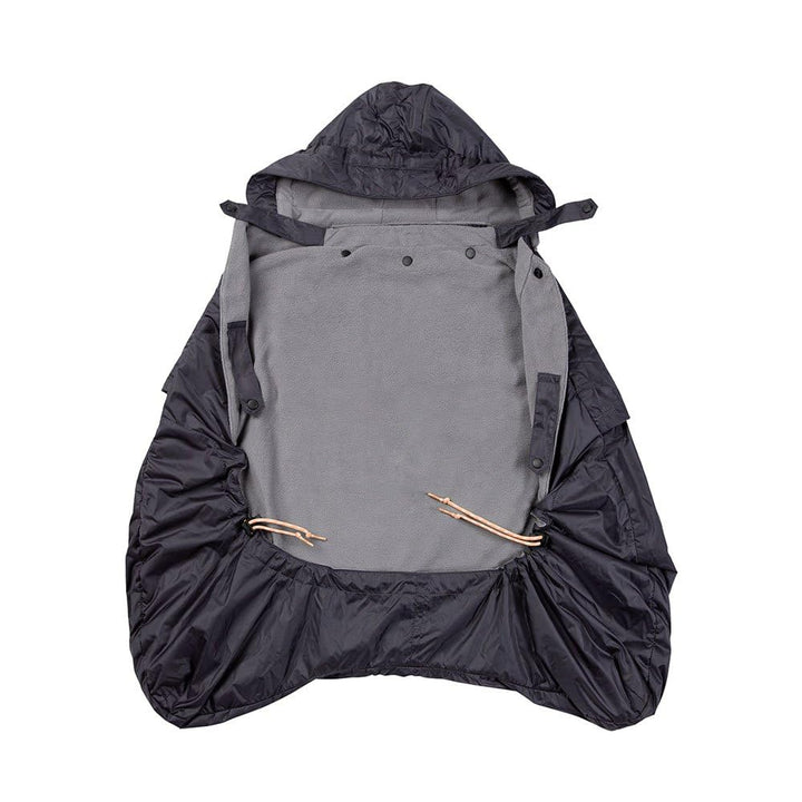 ERGObaby Wintercover, Regenschutz und Kälteschutz mit Fleece-Innenfutter für alle Babytragen, Allwet
