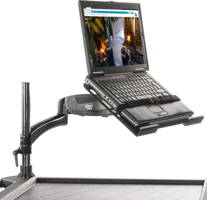 Hazet Laptop-Halter 179N-42, komplett mit VESA 75/100 und Klettband, Tragkraft 5 kg, passend Werksta