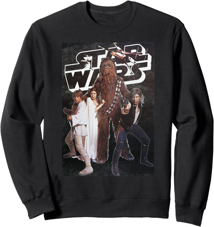 Star Wars Vintage Group Poster Sweatshirt