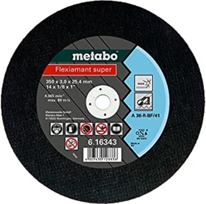 METABO Flexiamant super 350x3,0x25,4 Inox, Trennscheibe, gerade Ausführung (616343000) 350x3,0x25,4