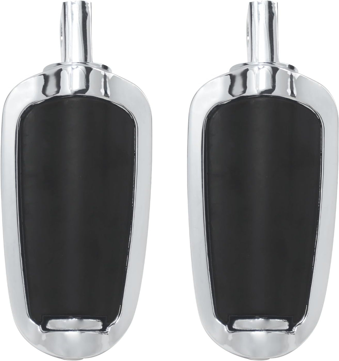 HDBUBALUS Universal Slipstream 10 mm Fussrasten für Harley Heritage Softail mit männlicher Halterung