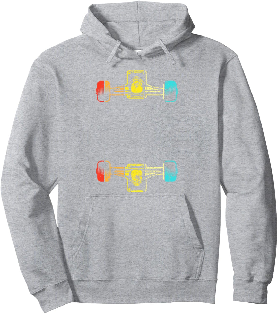 Immer auf Achse Skateboard Retro Skatboarding Geschenk Pullover Hoodie