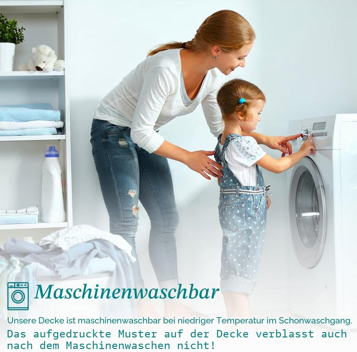 Personalisedog Personalisierte Fotodecke Decke mit Eigenem Foto &amp; Text | Super Weiche Fleecedecke Mi