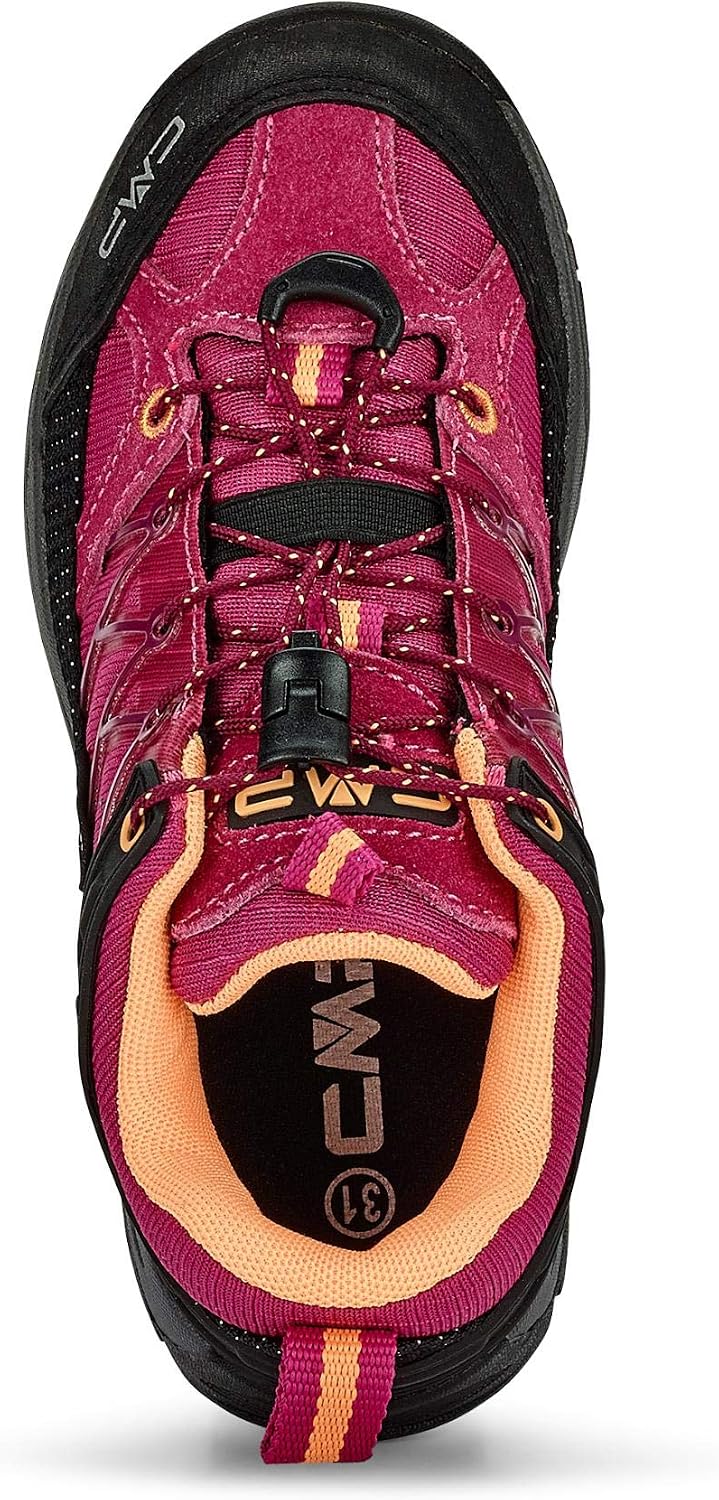 CMP Unisex Kinder Kids Rigel Low Trekking Shoes Kids WpTrekking-Schuhe 38 EU Pink Orange Bouganville