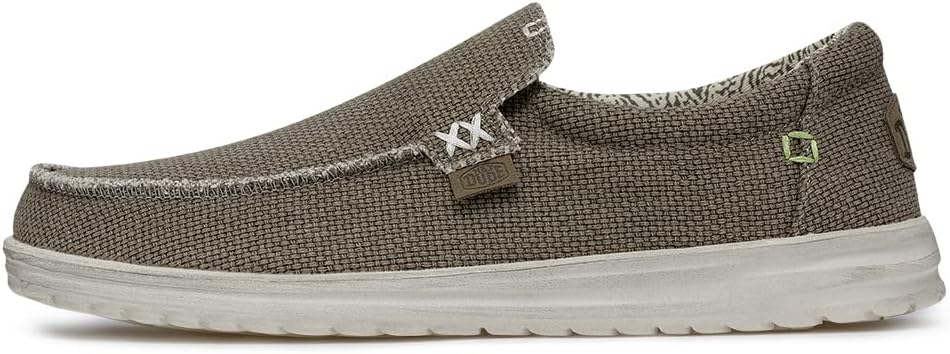 Hey Dude Herren Mikka Braided Loafer Shoes 43 EU Fossil, 43 EU Fossil