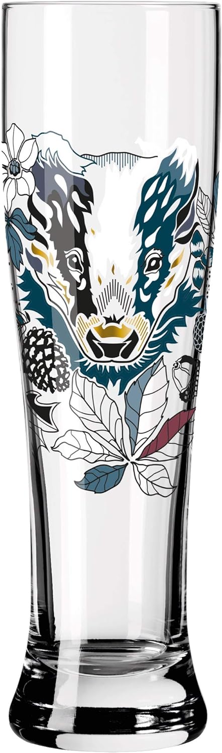 Ritzenhoff 3481004 Weizenbierglas 500 ml – 2er Set – Serie Brauchzeit Set Nr. 4 – 2 Stück mit mehrfa