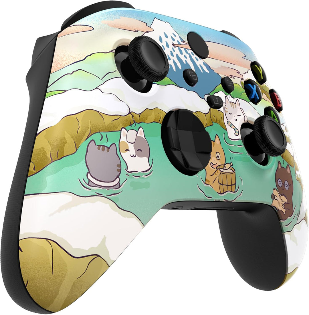 eXtremeRate Front Gehäuse Case für Xbox Series X/S Controller Model 1914, DIY-Ersatz Hülle Faceplate