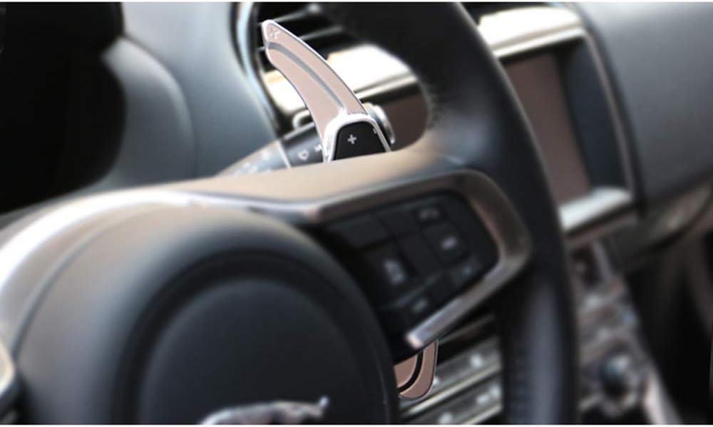 HIBEYO Lenkrad Schaltwippen Verlängerung Paddles Lenkrad für Land Rover Evoque Velar Discovery Range