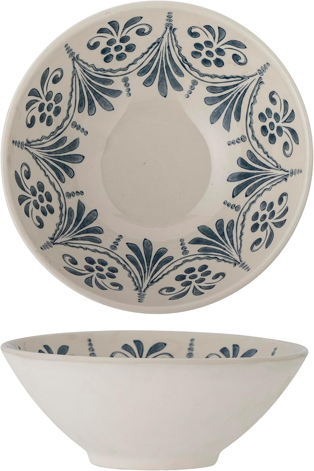 Heikki Schale, Blau, Steingut, D26,5xH11 cm