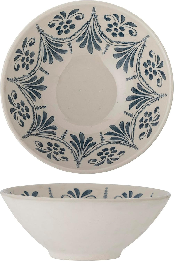 Heikki Schale, Blau, Steingut, D26,5xH11 cm
