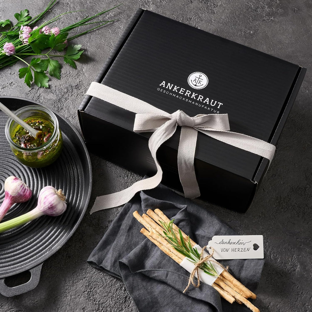 Ankerkraut Grillbuch-Set mit 6 Streuern, 1320g Gewürze plus Buch im Bundle Single, Single