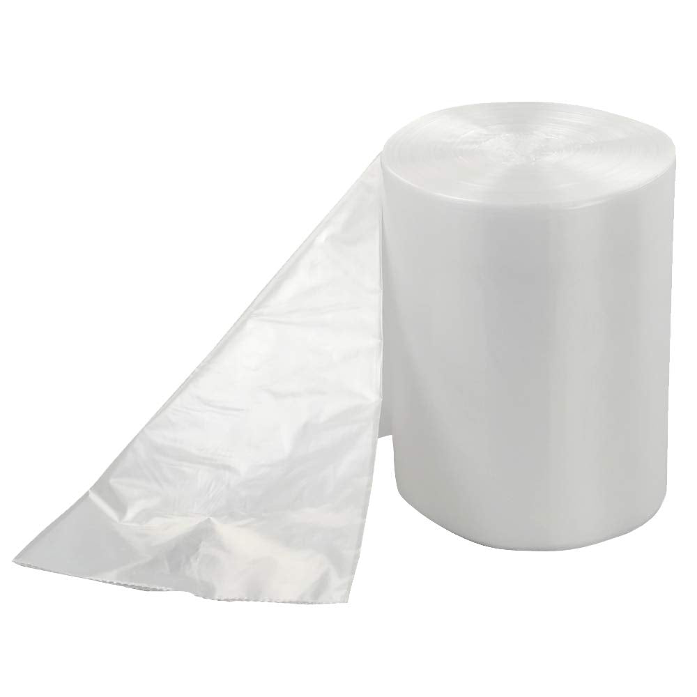 Ucake 50 l Mülltüte Abfallsäcke Müllbeutel, 110 Stück, Transparent, 1 Rolle 50 L (Pack of 1), 50 L (