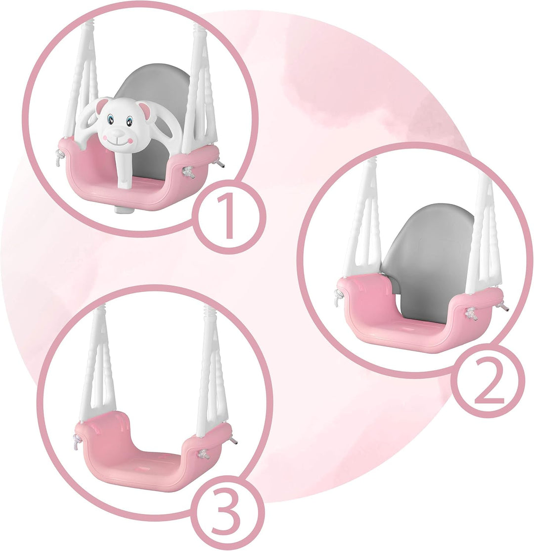 Ricokids, Eimer-Schaukelsitz 3in1, für Kinder von 6 Monaten bis 7 Jahren, modular, rutschfest, ergon